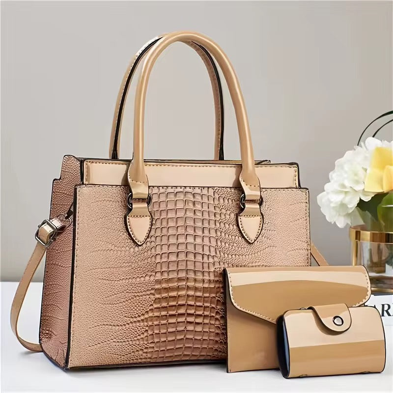 Sac à main femme élégant – Ensemble sac + portefeuille