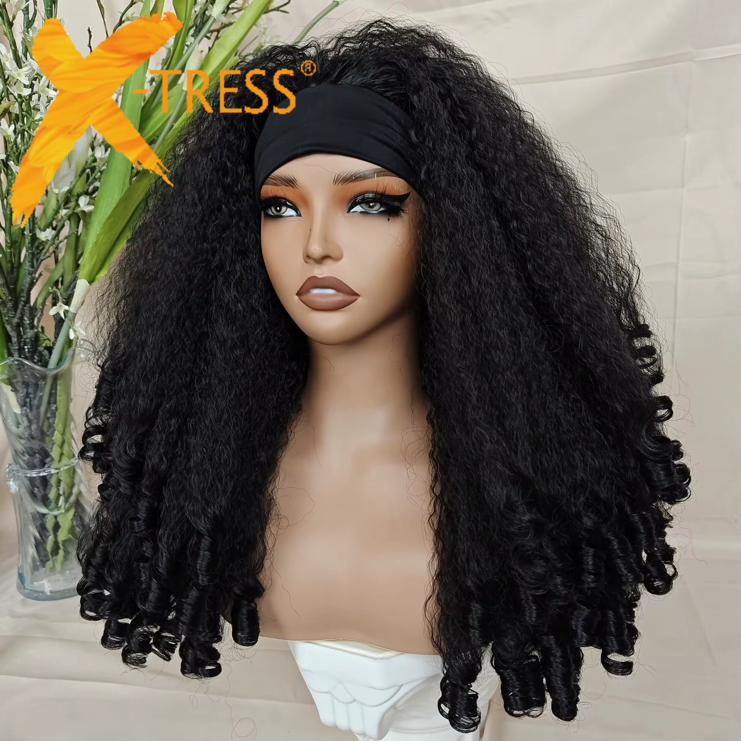 Perruque Afro Bouclée Naturelle – Lace Front Noir